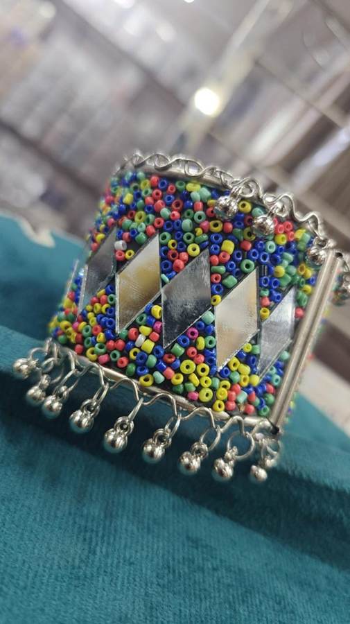 Beaded Tribal Cuff