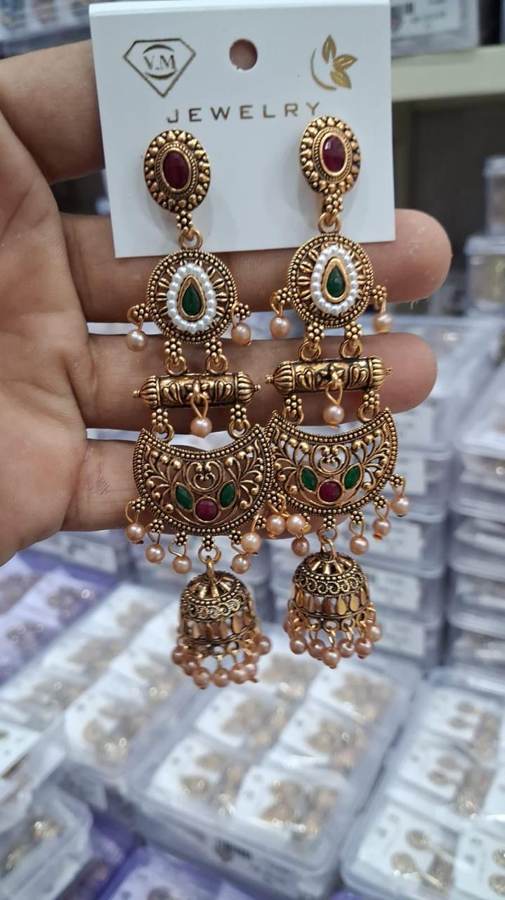 Peacock Jhumkas