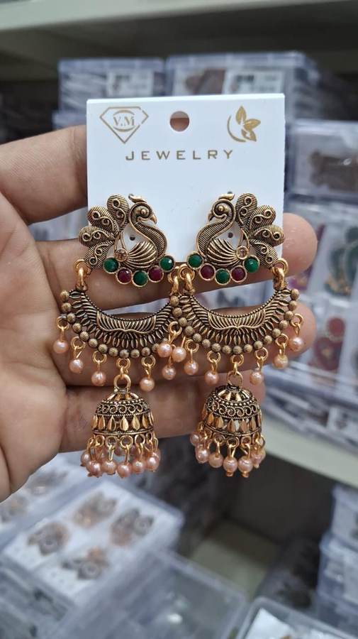 Lotus Jhumkas